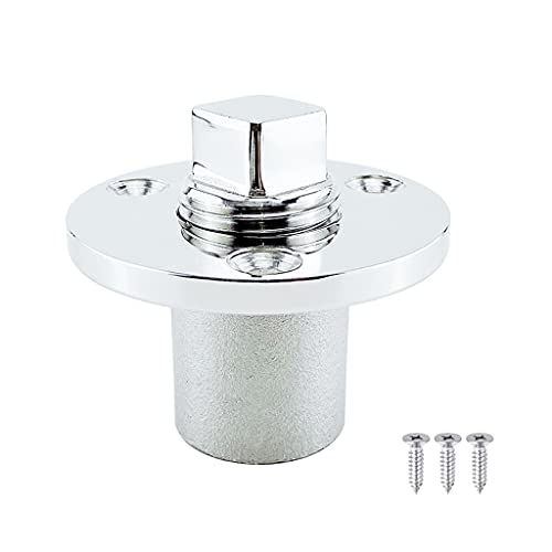 Stainless Steel Boat Garboard Drain Plug Fit 1 inch Hole