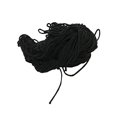 Hilo de algodón negro 1 mm 30 yardas miniatura 5
