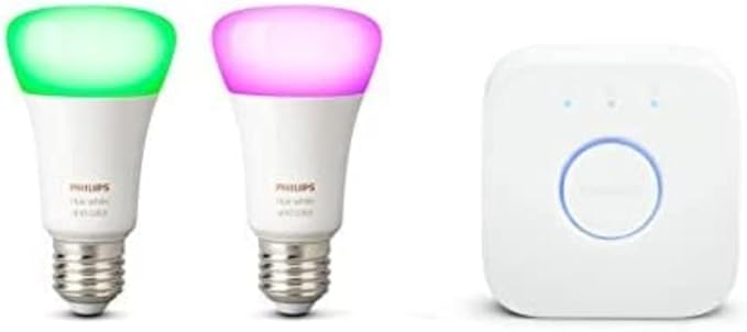 Philips Hue E27 White & Color Ambiance (x2) + pont