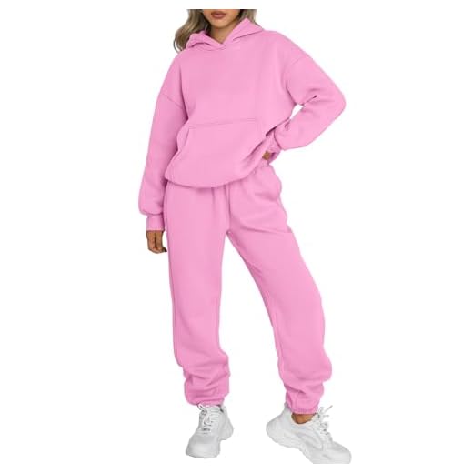Trendy Queen Sweatsuits Women 2 Piece Outfit Two Piece Lounge Sets Hoodies and Sweatpants Fall Fashion Clothes 2025 Tracksuit