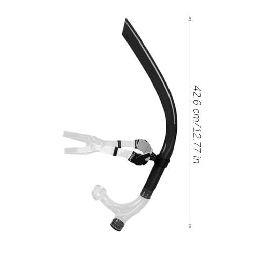 Tuba de natation hydrodynamique en silicone avec support frontal ergonomique - 2