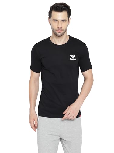 Image of hummel Evel Men's T-Shirt 2.0 | Comfortable | Breathable Fabric | Durable | for Everyday Use | Ideal for Yoga or Gym | T-Shirt for Men