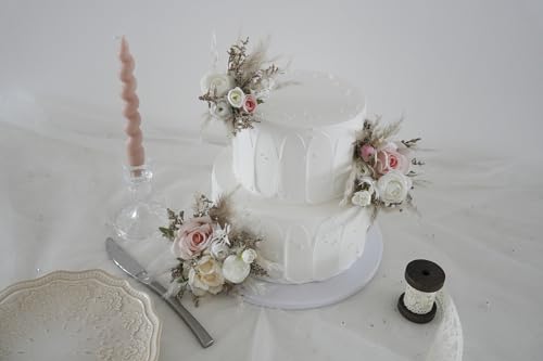 Set de Adorno Floral para Pastel de Boda miniatura 3