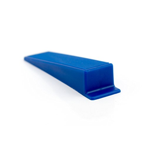 Lantelme 10 Stück Montagekeile Steigung 1mm – 15mm | Justierkeile Set aus robustem Kunststoff Blau | Keile für Fenster Türen Möbel Bodenverlegung | Kunststoffkeile Türmontage Türzarge Fenstermontage