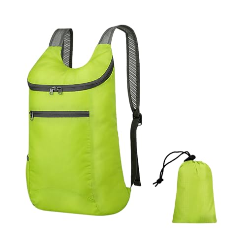 Mochila de senderismo impermeable unisex verde miniatura 2