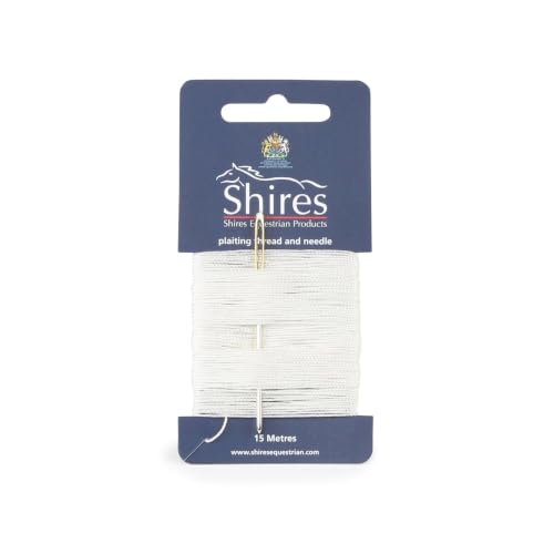Image of Shires Plaiting Thread - Card: White