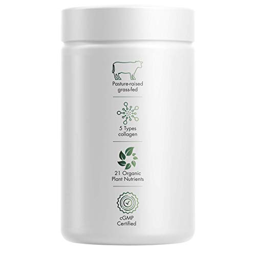image for Codeage Multi Collagen Protein Capsules + Organic Greens Superfood - F