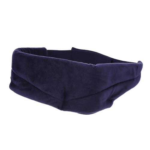 NOLITOY 1個 スリープイヤーマフアイマスク のそみ eye mask sleep mask ライト 女性用アイスリープマスク スリープアイマスク スリープアイシェード コットン Blue