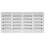 Piatto per barbecue in muratura, 34,3 x 13,34 cm, colore: Argento