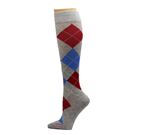 Dr. Motion 4 Pairs Therapeutic Graduated Compression Women's Knee-Hi Socks #TOP2