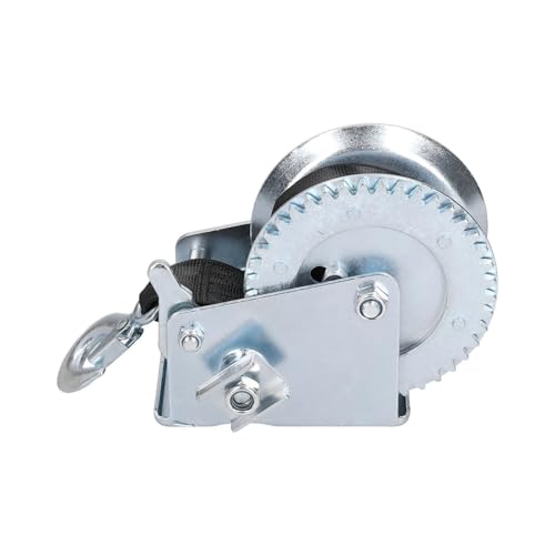 Winche manual 1200LBS con correa de 8M para remolque miniatura 2
