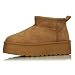 Produktbild Procity Damen Stiefeletten Warm Gefüttert Plateau Boots mit der Profilsohle Brown2 39
