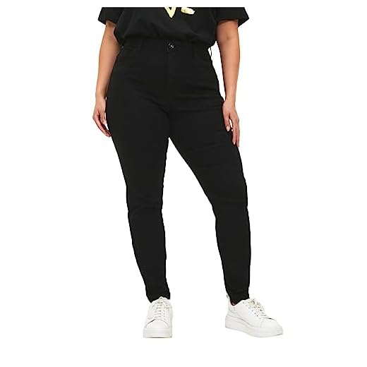 Zizzi Flash by Damen Große Größen Jeans Super Slim Hohe Taille Gr Gr 42/82 cm Black