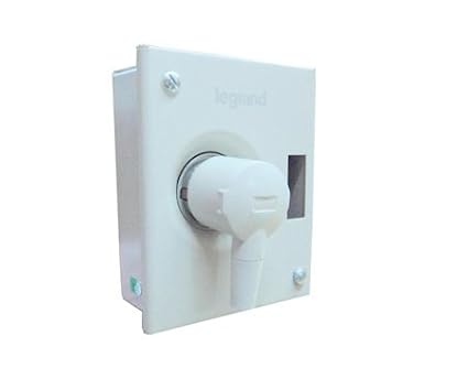 Legrand Normal Rectangular AC Box (White, 20A SP)