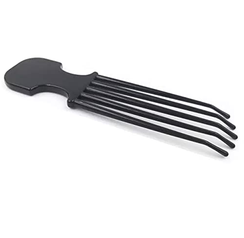 Coiffure Extensions CE Scalp Scratcher Scalp Massager Hair Pick Comb Pocket Size Comb - Relieves Itchy Scalp - Black Plastic One Count