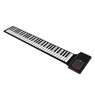 Clavier enroulable 61 touches pour débutants Hifi stéréo, piano électronique avec pédale noir et blanc - Les Beatles, Paul McCartney, John Lennon, RIngo Starr, George Harrison Clavier enroulable 61 touches pour débutants Hifi stéréo, piano électronique avec pédale noir et blanc – Image 7