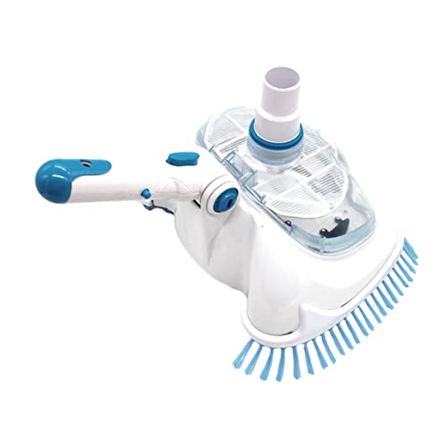 GALPADA Pool Cleaning Supplies Durable Plastic Sucker Pool Vacuum Brush Head Easy Install Remove