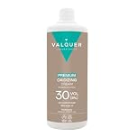 VALQUER Premium Cream Peroxide 30 Vol 9% | Scented Oxidizing Cream for Permanent Hair Color & Bleaching | Enriched with Argan Oil | Professional Use | 1L