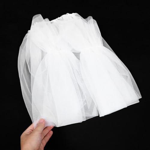 Guantes de novia de malla con mangas abullonadas desmontables COLLBATH 4