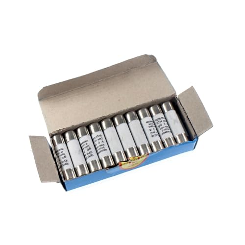 Fusibles cerámicos de 10x38 mm para evitar cortes por picos de arranque de motores 20A