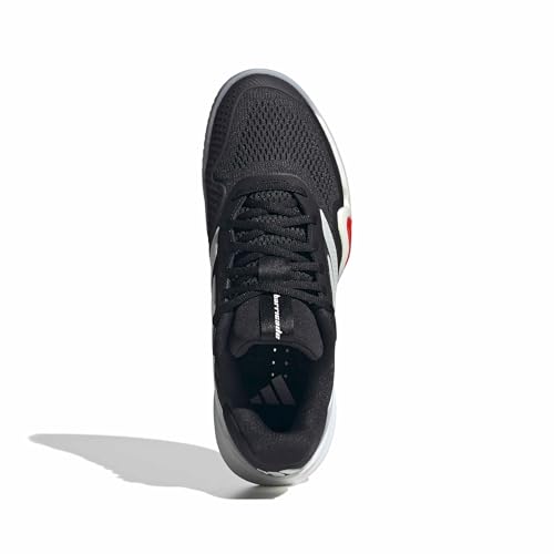 Image of adidas Mens Barricade 14 Tennis Sneakers Shoes - Black, Orange