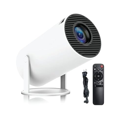 OLV Smart Mini Projector for Room 1080P Native Full HD, 4K Supported | Android 11, 5G WiFi, Bluetooth 5.0 | Netflix, Prime, YouTube | 180° Rotatable Portable Projector with Built-in Speaker