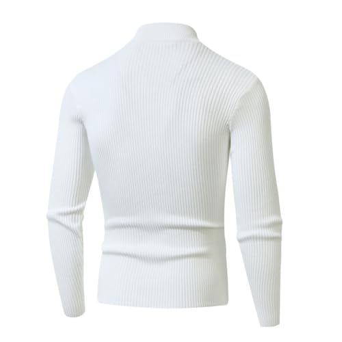 Muscularfit Mens Casual Pullover Fall Sweaters Slim Fit Long Sleeve Winter Thermal Sweater Lightweight Solid Knitted Sweaters3