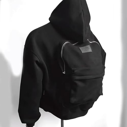 Backpack Hoodie, Bookbag Hoodie, Creative Travel Hoodies Backpack for Men and Women.2