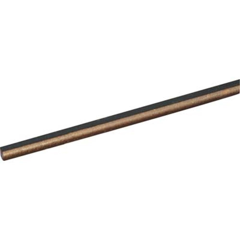 2PZ ASTA SERRATURA AD ASTE ROTANTI ACCIAIO BRONZATO CM 130