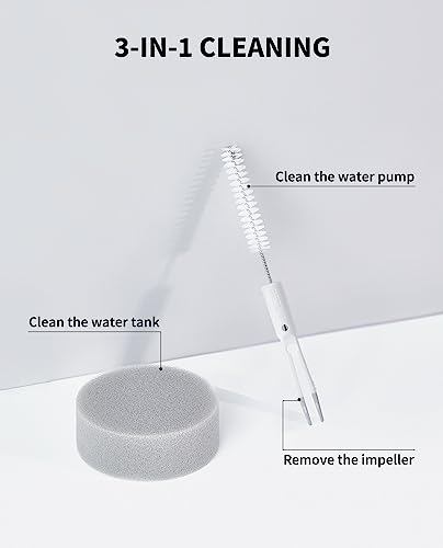 PETKIT Cat Water Fountain Cleaning Kit, Include Brush Tweezers and Sponge, Fit Most Pet Dr product