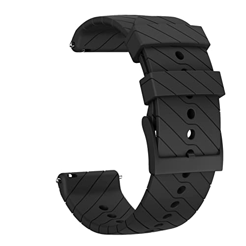 GSZCCZS Correas de Reloj Inteligente de Silicona de Repuesto de 24mm para Suunto D5/7/9/Baro Spartan Sport Pulsera HR Baro Smartwatch Pulsera