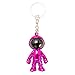 Fhtahun Robot Porte-clés Anneau Astronaute Porte-clés pour Bureau Sac à Dos Sac à Main breloque Alliage Astronaute Hommes Cadeaux d'anniversaire Porte-clés Accessoires Porte-clés (Pink, One Size)