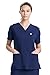 Care+Wear 3-Pocket V-Neck Scrub Tops for Women â€“ Moisture Wicking, Ultra-Soft, Wrinkle-Resistant Medical Scrub Top with a Classic Fit (Large, Navy)