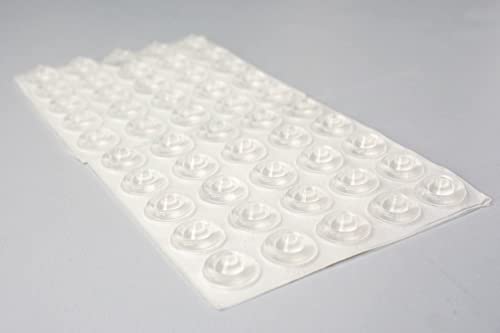 Yonisun Sound Dampening Door Bumpers, 1/2 Diameter, Sheet Of 100" #TOP2