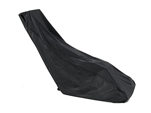 Covermates Lawn Mower Cover - Light Weight Material, Weather Resistant, Elastic Hem, Ac & Equipment-Black #TOP1