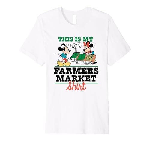 T-shirt Mickey & Minnie Farmers Market pour revivre la magie Disney au quotidien