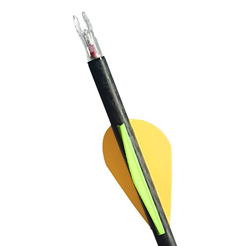 Lzwow 6Pcs-Lighted Archery Nocks For Arrows With 4.2Mm/.165 Inside Diameter, Including Adapter Sleeves (Bushings), Universal Fit G, X, S #TOP3