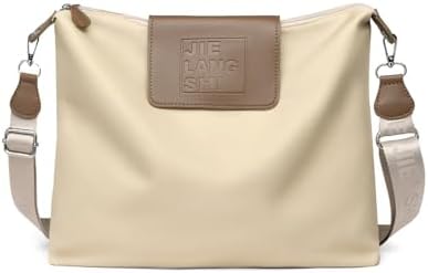 Large Crossbody Bag for Women Fabric Nylon Casual Commuter Bag Trendy Fashion Hobo Shoulder Bag Ladies Travel Handbag