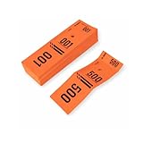 500 ticket Guardarropa vestuario numerado desmontable – 12 x 4 cm papel grueso 120 g/m² – Entradas de vestidor de noche, bar, concierto, festival, asociación, recepción, Made in Italy, naranja
