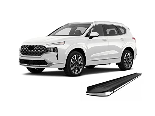 Black Horse Off Road Black Aluminum Exceed Running Boards Compatible With 2019-2022-Hyundai Santa Fe Ex-Hy269 #TOP2