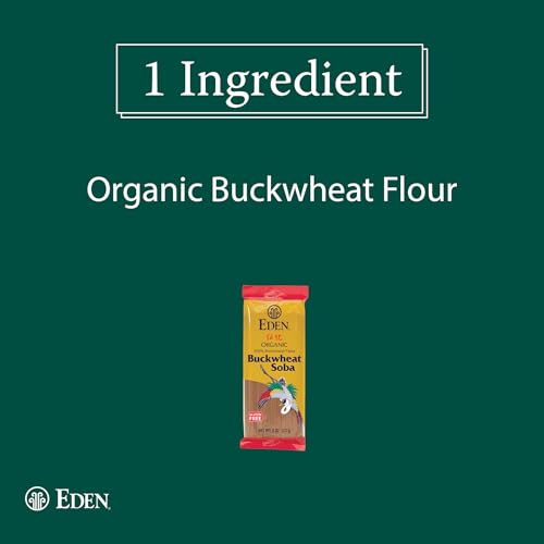 Eden, 100% Organic Buckwheat Soba Pasta, Gluten Free, Traditionally Made in Japan, 8 oz