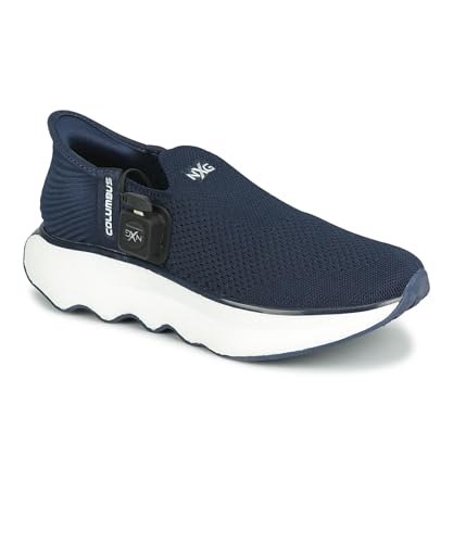 Image of Columbus FUTUREVIBE Foot Massager Rechargeable Mens Shoe| Sports Shoes|Walking Shoes|Moccasin Shoes for Men