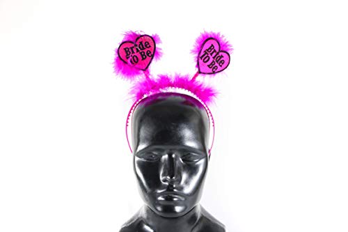Image of Wanna Party Bride to Be Headband W /Marabou (Pink)
