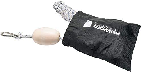 Newport Premium 10Lb Mushroom Anchor Kit W/Bag, Rope, Buoy, & Stainless Hardware, Black #TOP6