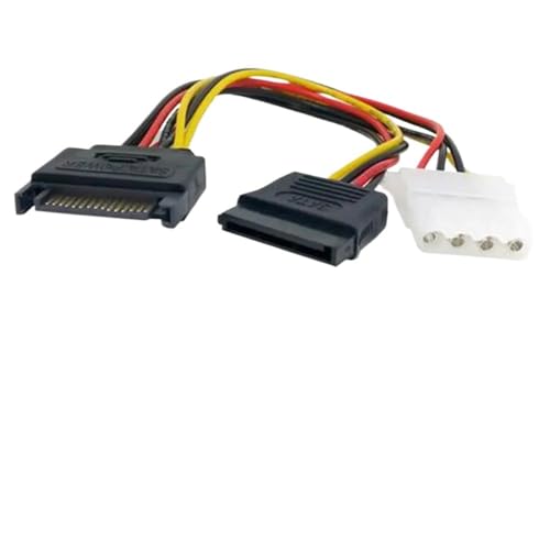 Cable divisor de energía SATA 15pin a IDE 4pin 0.2 m