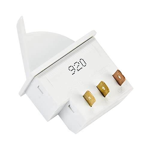 Whirlpool W11396033 Genuine OEM SxS Refrigerator Light Switch Kit Replacement Part - Replaces 12002646, 12466101, 12466103, 12466105, and more