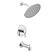 Moen UT3363EP CIA Collection M-CORE 3-Series 1-Handle Eco-Performance Tub and Shower Trim Kit, Valve Required, Chrome