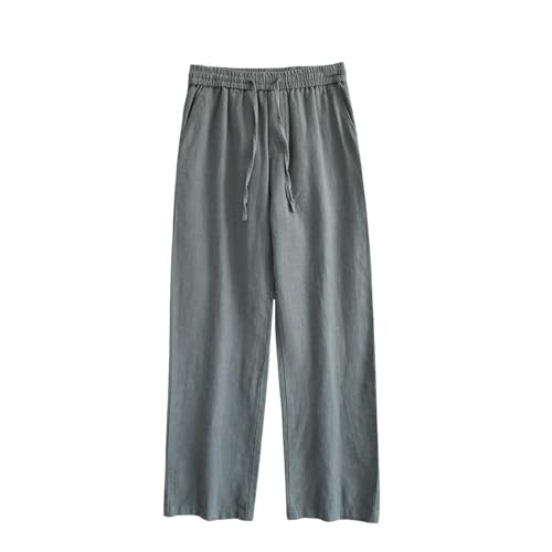 Pantalon léger homme style chinois pour usage quotidien et détente estivale