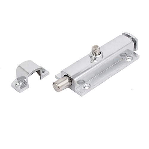 Sourcingmap Door Security Press Button Spring Loaded Automatic Latch Barrel Bolt 4Pcs - Image 2