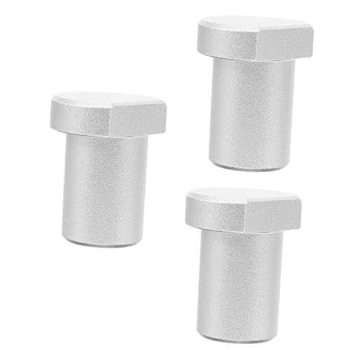 DIYEAH 3pcs Stainless Steel Bench Dog Clamp Workbench Short Peg Planing Plug Woodworking Accessories